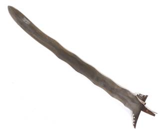 Lot 75 Moro Kris Blade w 11Wave Laminated Steel