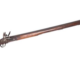 Lot 121 Restocked Tower Brown Bess Flintlock Rifle