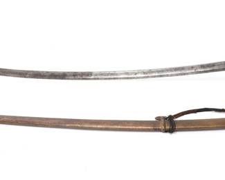 Lot 10 Scarce US M1860 Enlisted Cavalry Sword Scabbard Henry Boker