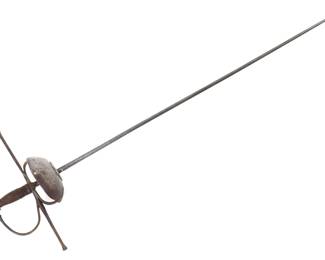 Lot 26 European Cup Hilt Rapier, 18th C.