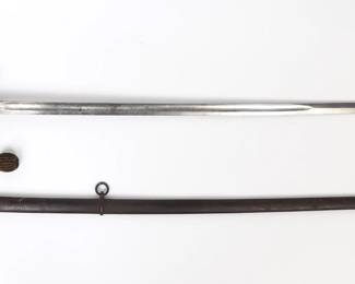 Lot 38 English Infantry Officers Sword w Knot