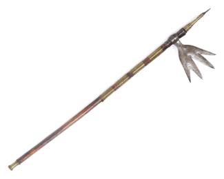 Lot 61 19th C. Bullova 4Point War Axe