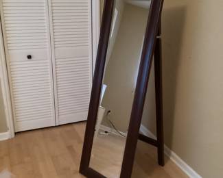Full length standing mirror