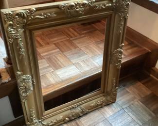 Ornate gold frame