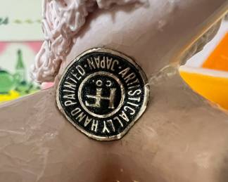 1950's HF Pink Spaghetti Noodle Poodle Figurine