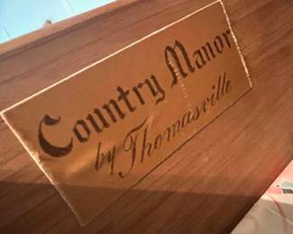 Thomasville Coountry Manor Tall Boy Chest of Drawers