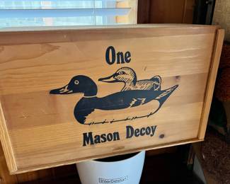 One Mason Decoy Box