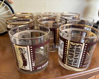 Set of 8 Roaring Twenties Whiskey Glasses