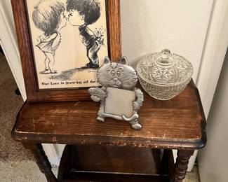 Framed Graphic Quote Print "Our Love is Growing" by Stima