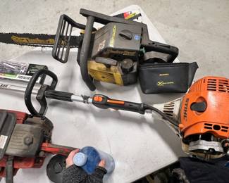 McCulloch Timber Bear Chainsaw, Stihl F5 90R Weed Eater