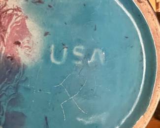 Arizona Pottery Mid-Century Ceramic Glaze Thunderbird Pitcher 