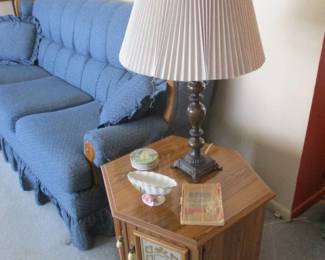 Oak Hexagonal End Tables