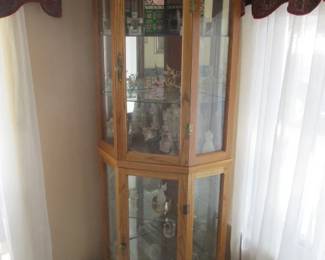 Corner Oak Curio