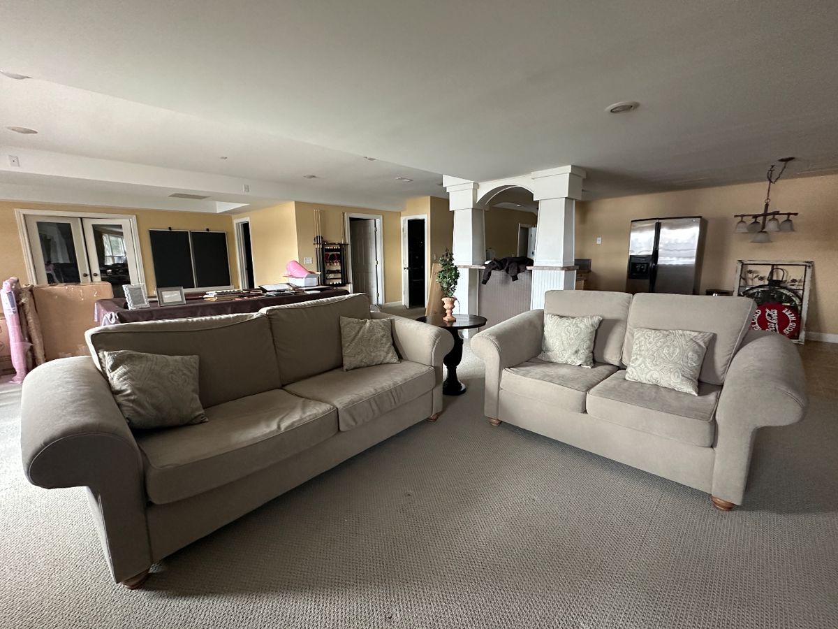 Sofa sleeper and love seat. Excellent condition. 