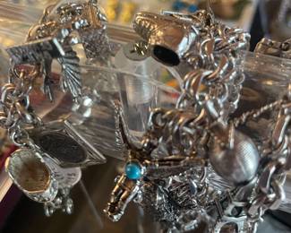 Sterling Charm bracelets 