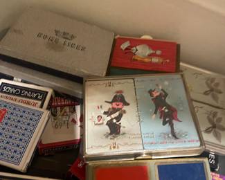 Vintage playing cards