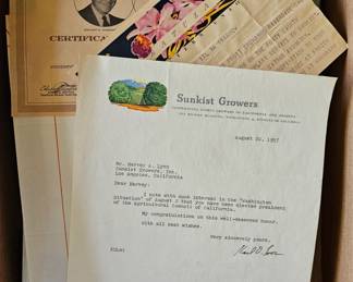 Vintage photographs & vintage paper items.