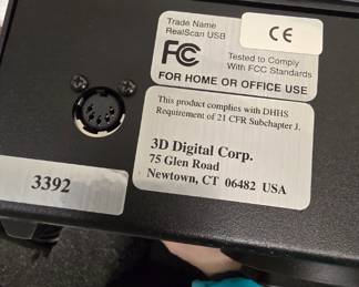 B80 - $1,700. 3D Digital Corporation eScan 3D Scanner
