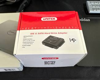 B145 - $15. Unitek IDE & SATA Hard Drive Adapter. New in Box. 
