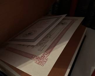 B231 - $60 Each. EASTON PRESS. SIGNED AND NUMBERED FIRST EDITION. LEATHER BOUND. Front Row at the White House. The Redhunter. The Golden Age.  (Shelf 3) 