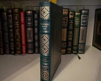 B234 - $175. EASTON PRESS. SIGNED AND NUMBERED FIRST EDITION. LEATHER BOUND. Bagombo Snuff Box - Kurt Vonnegut.  (Shelf 3) 