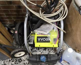 B55 - $140. Ryobi 1.2GPM, 2000psi electric pressure washer