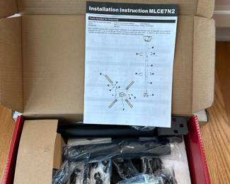 B23 - $30.  VideoSecu TV Ceiling Mount W/extension pole.  New in Box