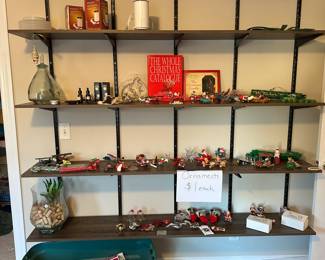 Most Ornaments are $1 each. 