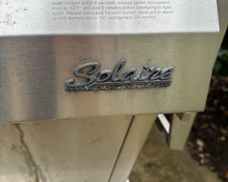 B5 - $800. Solaire Infrared Grilling System. Was always covered when not in use. 
