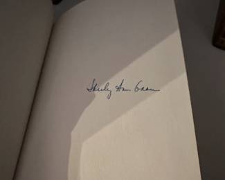 B220 - $10 Each. Signed First Edition. THE FRANKLIN LIBRARY - LEATHER BOUND. Fanatic Heart. The Finishing School. The Kingdom of the Wicked. God Knows. Stephen Spender Journals 1939 - 1983. The Story of Henri Tod. Tough Guys Don't Dance. Nine Women.  (Shelf 2) 