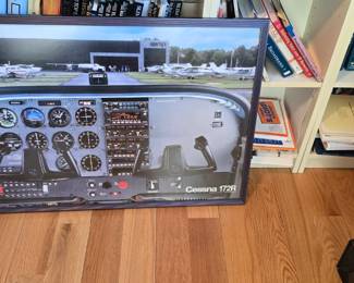 B129 - $10. Cessna 172R framed poster