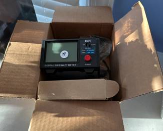 B149 - $75. Digital SWR/WATT Meter. Nissfi DG-503. (From Amazon. NISSEI DG-503 Digital RF Power Meter LCD 3.5" Short Wave SWR VSWR Meter HF 1.6-60MHz & VHF/UHF 125-525MHz 1-200W for Two Way Radio)