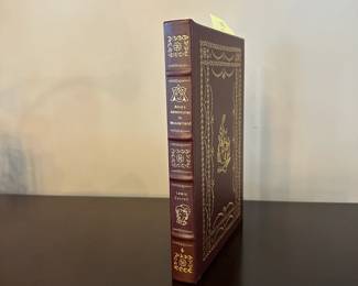 B202 - $75 Each. EASTON PRESS COLLECTOR'S EDITION (The 100 Greatest Books Ever Written) BOUND IN GENUINE LEATHER.  Alice's Adventures in Wonderland. (Basket 7) 