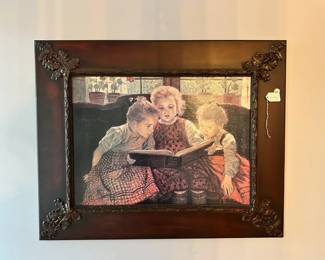 B47 - $20.  Framed Print.  Measures 33" wide x 26.5" tall. 