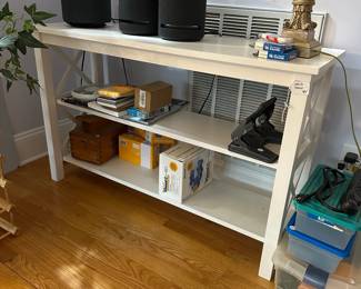 B172 - $60. White Shelf. 
