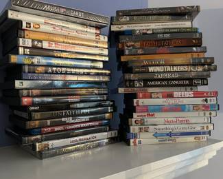 $1 each DVDs. 