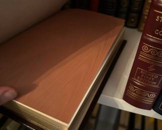 B230 - $50. EASTON PRESS. SIGNED AND NUMBERED FIRST EDITION. LEATHER BOUND. 'Tis a Memoir. The Lying Stones of Marrakech. Cybill Disobedience.  (Shelf 3) 