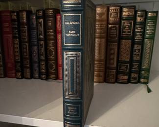 B226 - $100 Each. Signed First Edition. THE FRANKLIN LIBRARY - LEATHER BOUND. Galapagos - Kurt Vonnegut. (Shelf 2) 