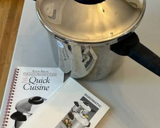 B44 - $50.  Kuhn Rikon Duromatic Pressure Cooker. Like new condition with Manual. 
