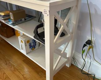 B172 - $60. White Shelf. 