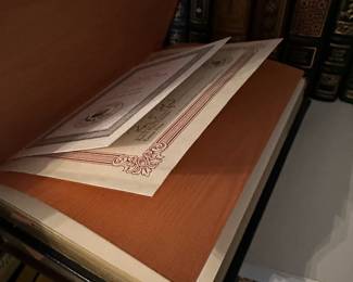 B232 - $70 Each. EASTON PRESS. SIGNED AND NUMBERED FIRST EDITION. LEATHER BOUND. All Too Human. Worth Fighting For. (Shelf 3) 