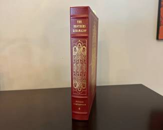 B201 - $60 Each. EASTON PRESS COLLECTOR'S EDITION (The 100 Greatest Books Ever Written) BOUND IN GENUINE LEATHER.  The Brothers Karamazov. (Basket 7) 