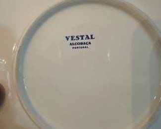 B161 - $25 set. Vestal Portugal Plates. 