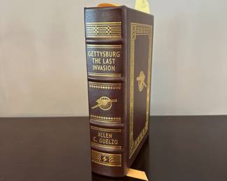 B193 - $150 Each. EASTON PRESS COLLECTOR'S EDITION BOUND IN GENUINE LEATHER.  Gettysburg The Last Invasion - Allen C. Guelzo. (Basket 5) 
