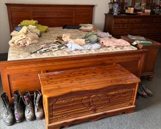 Bed and Cedar Chest