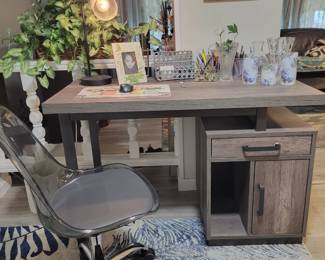 Modern desk and chair