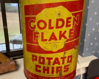 Golden Flake tin