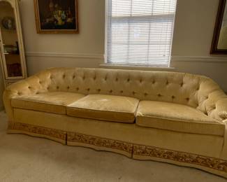 MCM velvet sofa