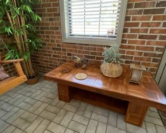 Parquet coffee table 