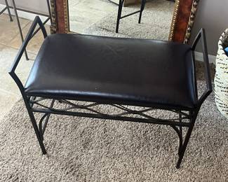 Nice leather bench seat